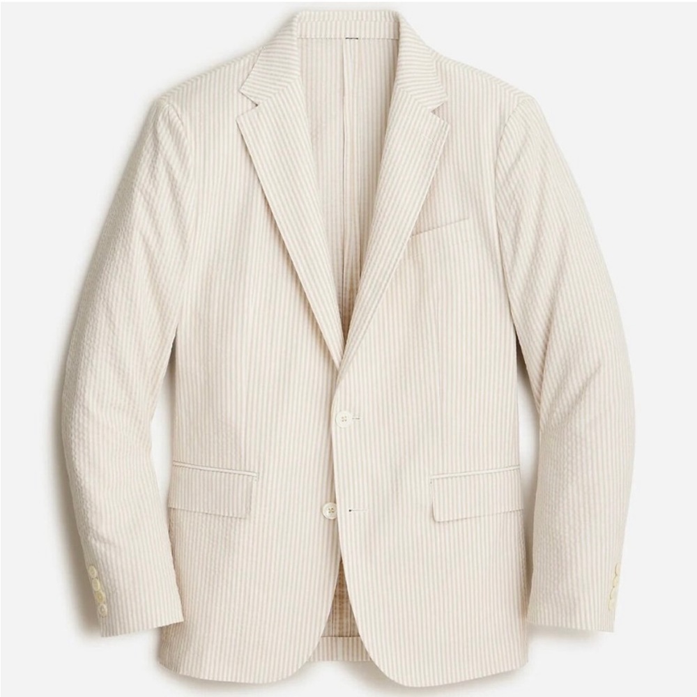 J. Crew Men’s Crosby Seersucker Blazer
